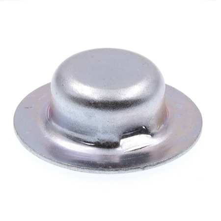 Prime-Line Axle Hat Push Nuts, 1/2 in., Zinc Plated Steel, PK10 9078562